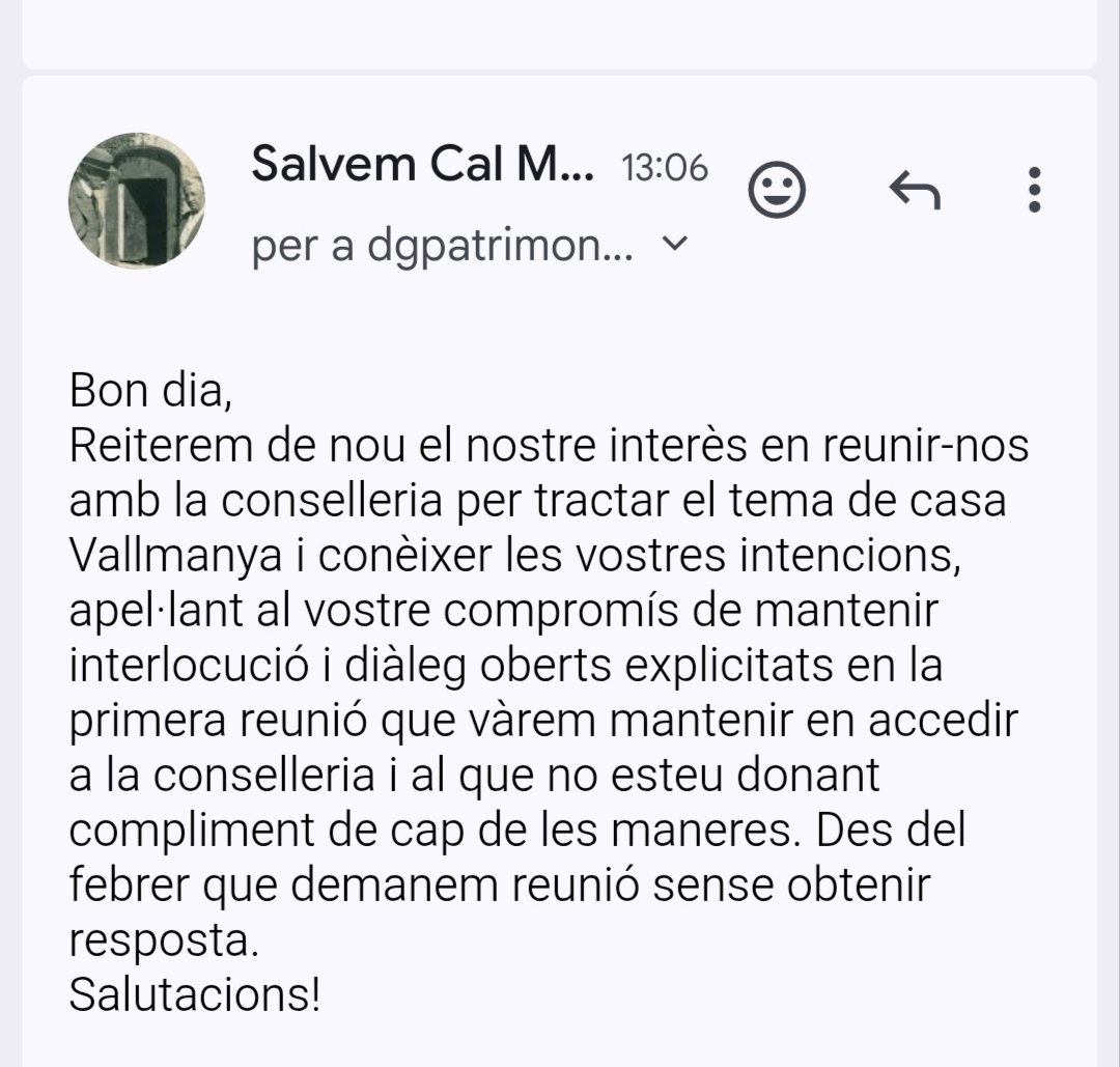 #SalvemCasaVallmanya tweet media