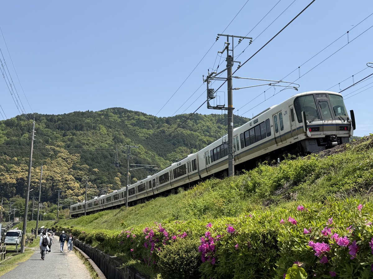 yory7502train's tweet photo. #Yory9200撮影記録
2026/5/2
嵯峨野山陰線221系
@馬堀〜トロッコ亀岡
馬堀からトロッコ亀岡まで歩いてる時に撮った https://t.co/kElloDd99V