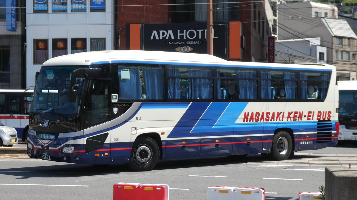 長崎県営 A851 りんどう号(熊本線) S755 九州号(続行便) 9E22 高速シャトル 4E52 九州号(続行便)