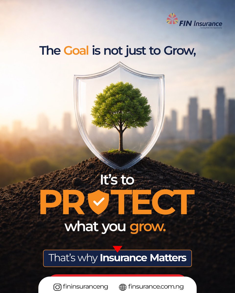 Fininsuranceng's tweet image. Growth is powerful…but protection is what keeps it standing.

Let’s guide you towards protection. 

#FINInsurance #preparedness #financialgrowth #insuredlife