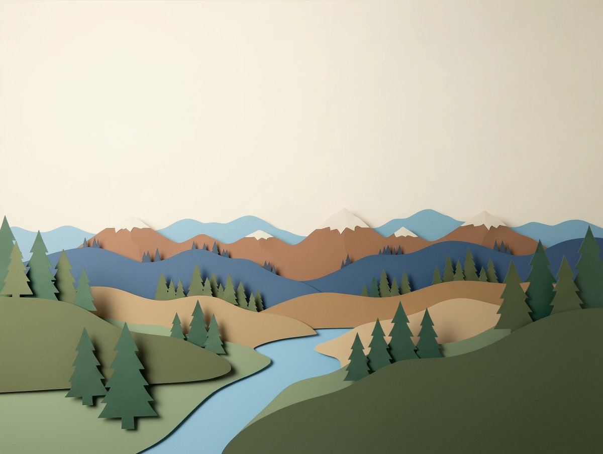 Nythis110929's tweet photo. “Paper-Cut Landscape - Background” ✨ https://t.co/lA0Gawk8pa
