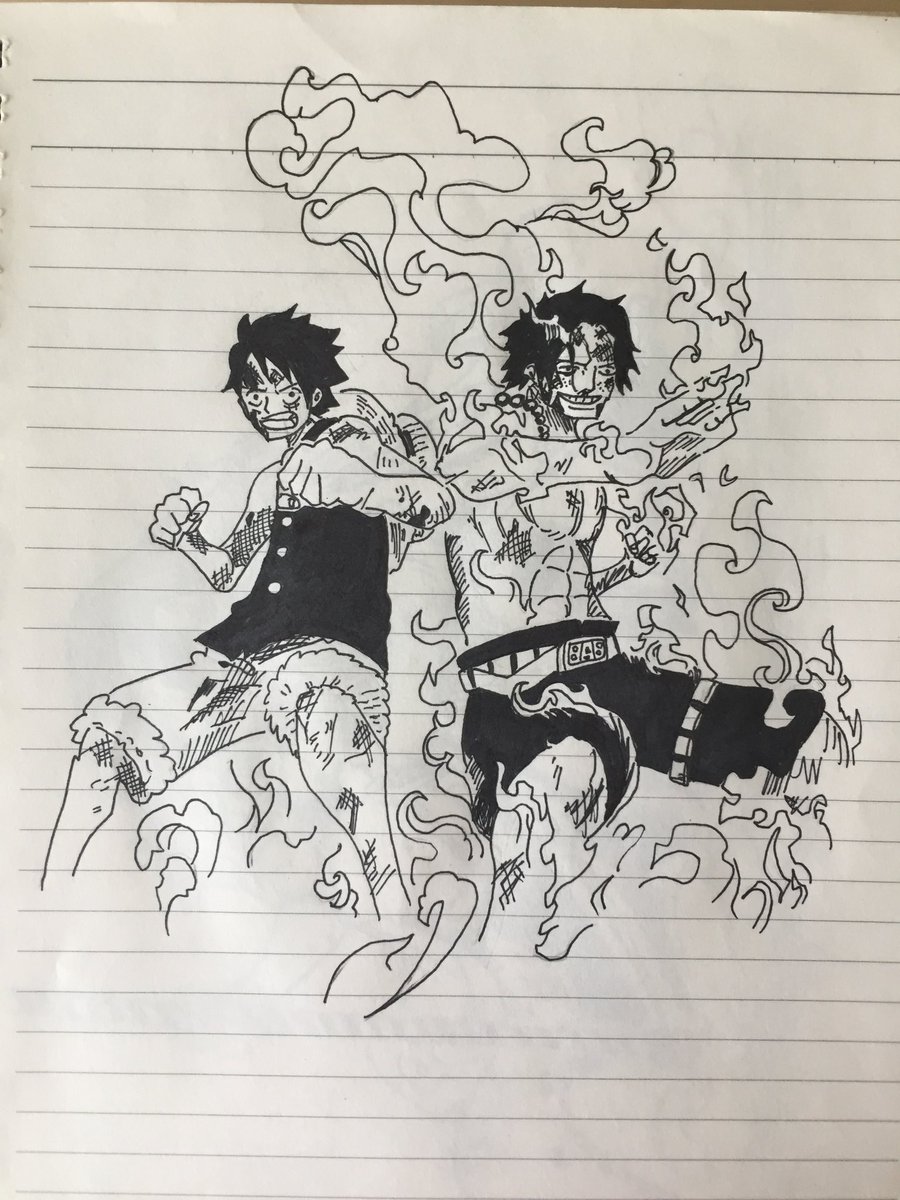 Massu_1020's tweet photo. ルフィとエース。高二ぐらいの時に描いた物です。
Luffy and Ace. I drew this when I was in high school 2nd grade if I remember.
#copic #copicart #illust #illustration #illustrator #coloring #linedrawing #art #artist #reproduction #drawings #コピック #コピックイラスト #アート https://t.co/E1vSHn2nLB
