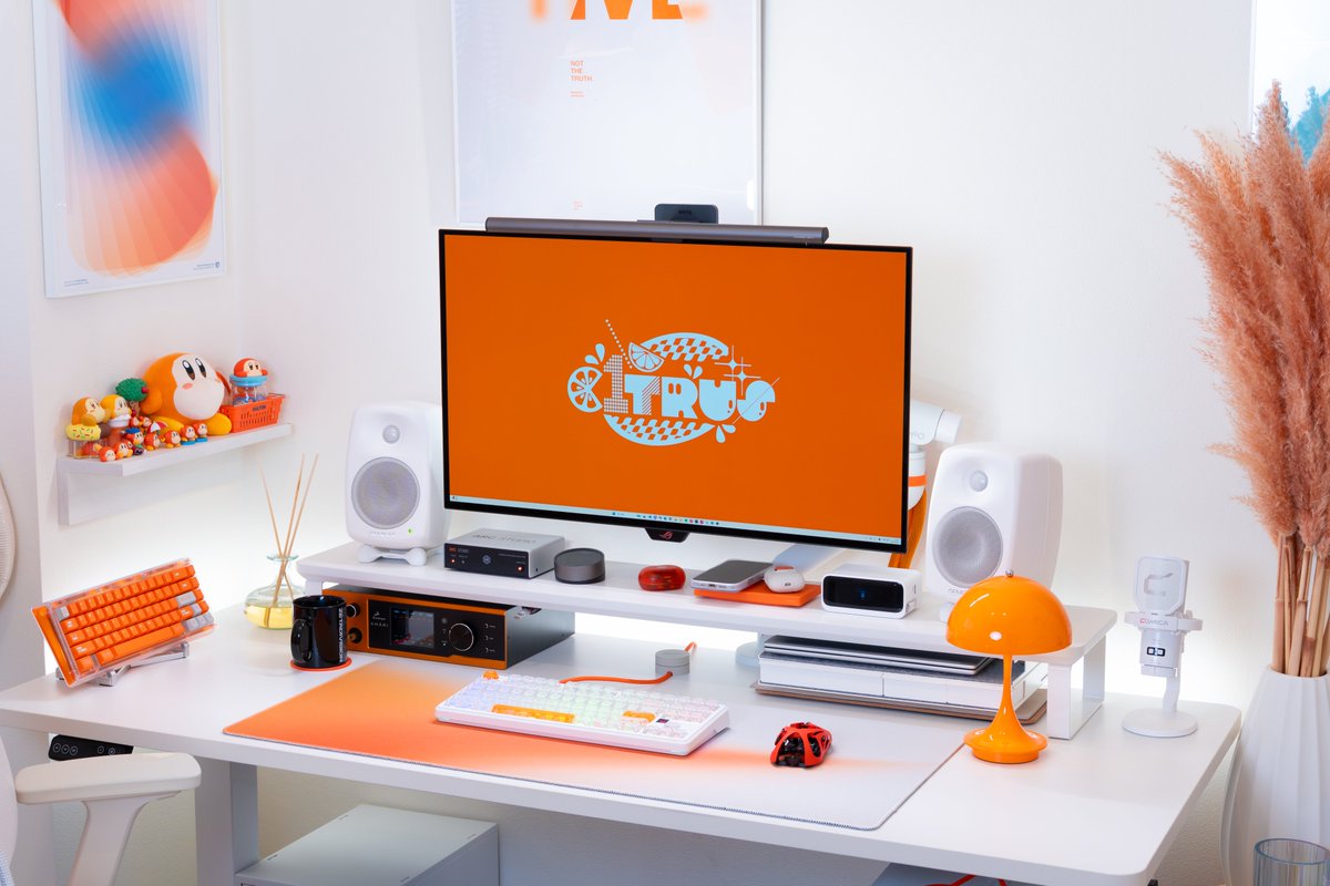 GWが終わる…！？🍊 #desksetup