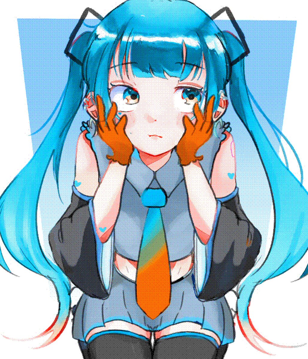 nabena168's tweet photo. ミクちゃん
#GWはフォロワーさんが増えるらしい #初音ミク #絵描きさんフォロバ１００ https://t.co/cl6BCmVlnO