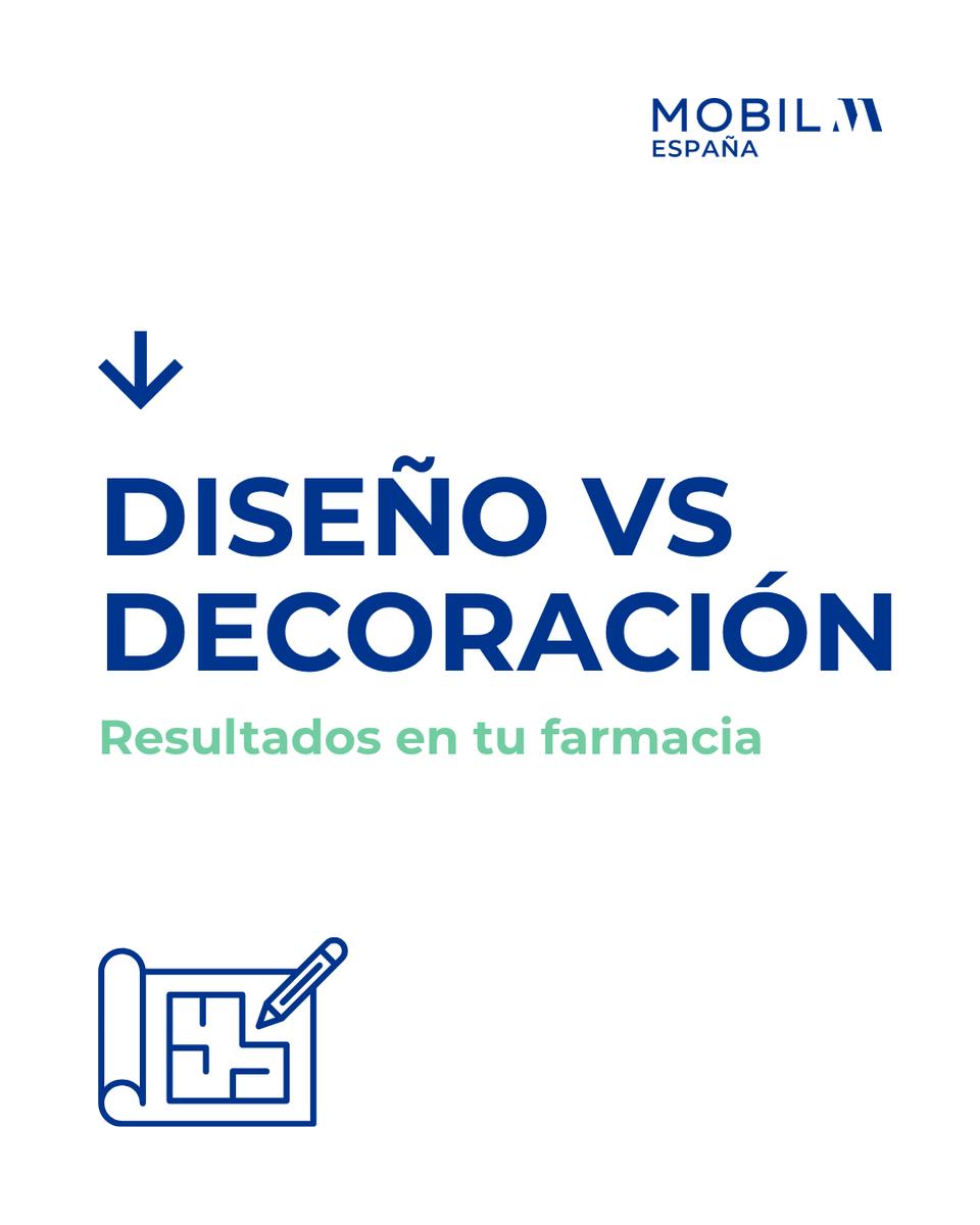 mobilm's tweet photo. 𝗗𝗶𝘀𝗲𝗻̃𝗮𝗿 no es decorar. 😜

Decorar es solo una cuestión estética y diseñar es 𝘁𝗼𝗺𝗮𝗿 𝗱𝗲𝗰𝗶𝘀𝗶𝗼𝗻𝗲𝘀 que hacen que una farmacia funcione mejor.

La 𝗱𝗶𝗳𝗲𝗿𝗲𝗻𝗰𝗶𝗮 está en que todo tenga un porqué. ✔️

#MobilM #MobilMEspaña #DiseñoFarmacia https://t.co/f0flccACcl