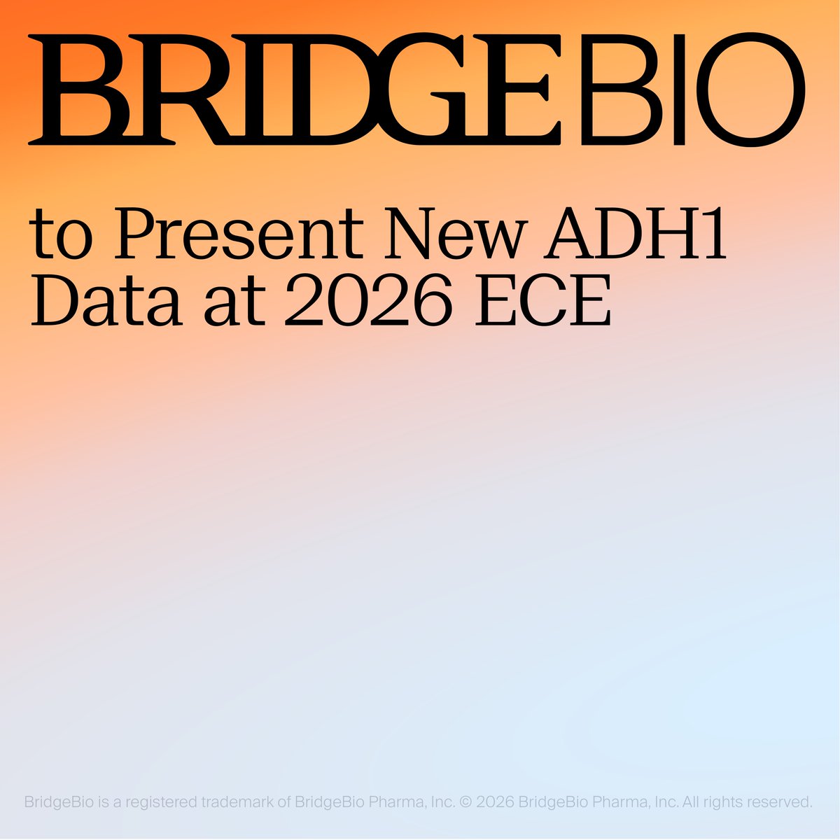 BridgeBio Pharma tweet media