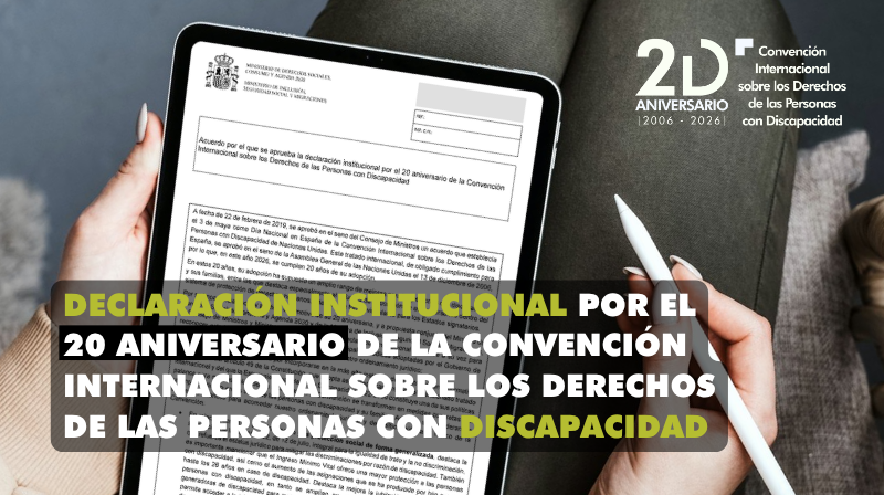 RPDiscapacidad's tweet photo. Aprobado en Consejo de Ministros acuerdo con la declaración institucional por el 20 aniversario de la Convención Internacional sobre los Derechos de las Personas con Discapacidad:

Consulta en este enlace el texto también en formatos accesibles 👇

🔗 https://t.co/acHaOJIhNk 🔗 https://t.co/52RkuBSPvW