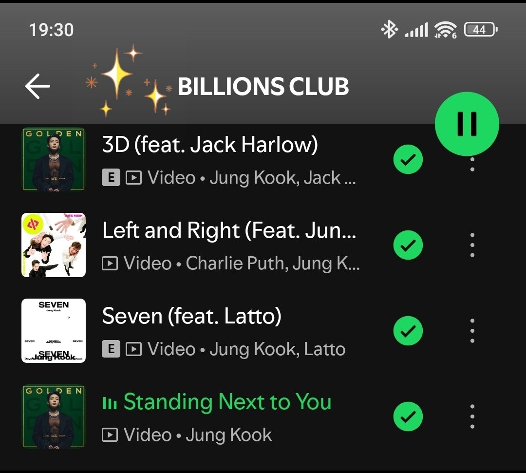 LidiaTan75's tweet image. (Part 2) 🎉 
👋 Hi, I'm Listening 🎧 #3D, #LeftAndRight, #SEVEN and #StandingNextToYou by #JUNGKOOK from "BILLIONS CLUB" on Spotify! 📀🐰🎶 💞

🔗 open.spotify.com/track/6xGr4tVz…

PLEASE KEEP SUPPORTING JUNGKOOK'S MUSIC 🎶 🫶 
#JUNGKOOK #정국 🔥
