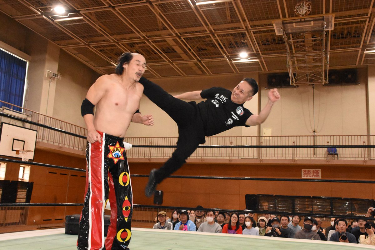 michipro_jp's tweet photo. 青森大会ご来場ありがとうございました!
大柳錦也復活!
9/23青森産業会館大会に緊急参戦!

明日は最終戦の仙台大会!
14:00試合開始!
MUSASHI、愛澤No.1参戦!

#みちのくプロレス https://t.co/U4gOZt8v8p