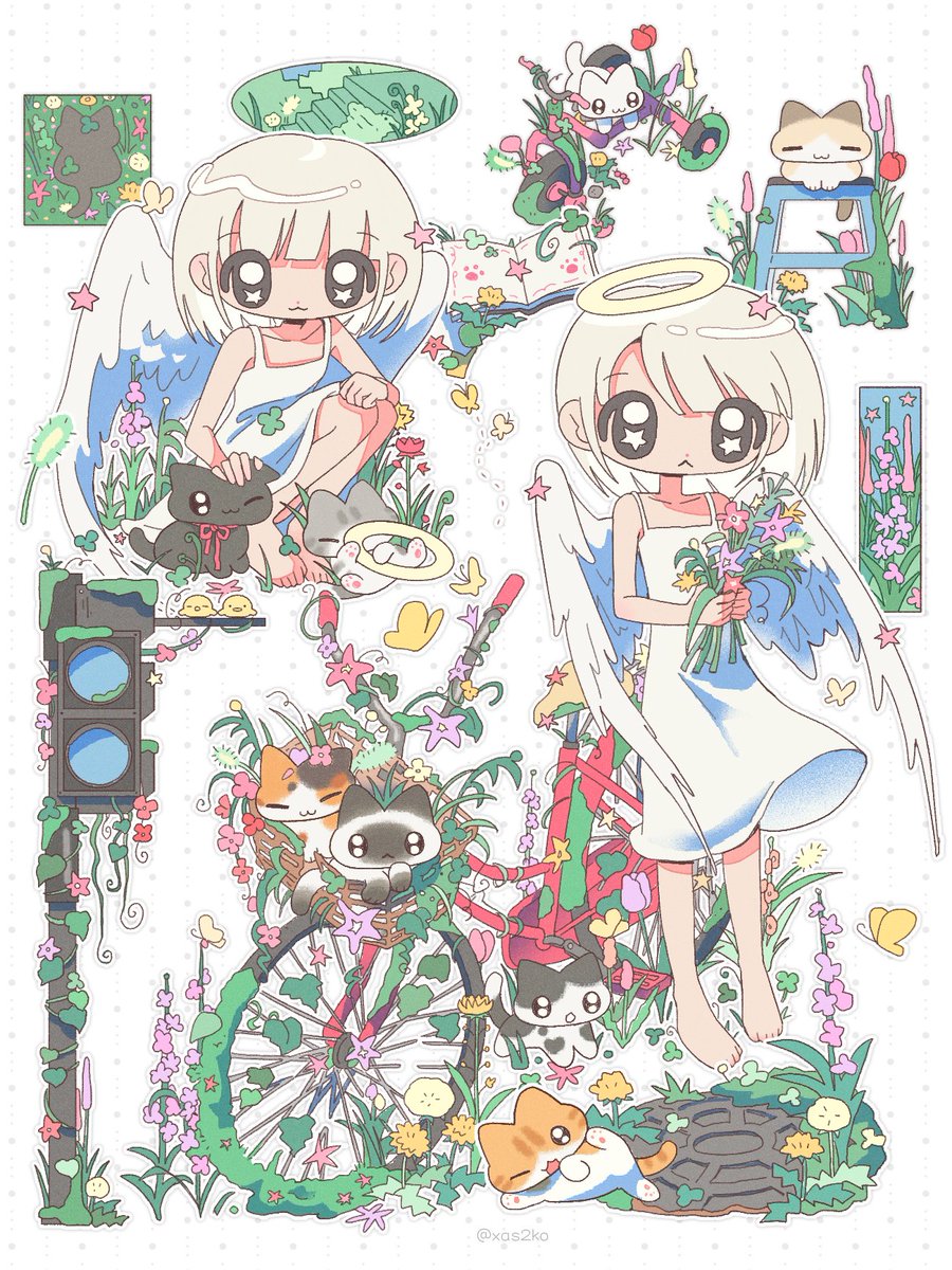 초록, 풀 그리고 천사💐