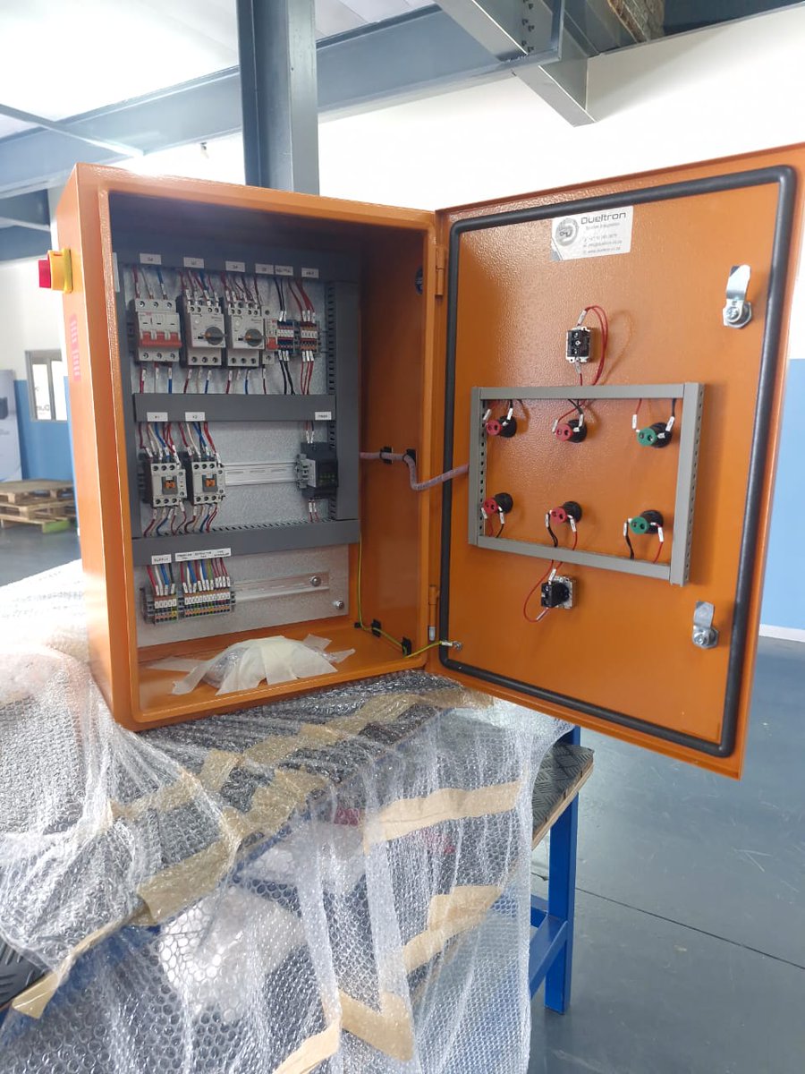 Dueltron1's tweet image. Automated control panel for pizza oven extraction and fresh air system.

Smart control. Balanced airflow.

Reliable performance.
🌐 dueltron.co.za⁠

#Automation #ControlPanels #PLC #Engineering #Dueltron