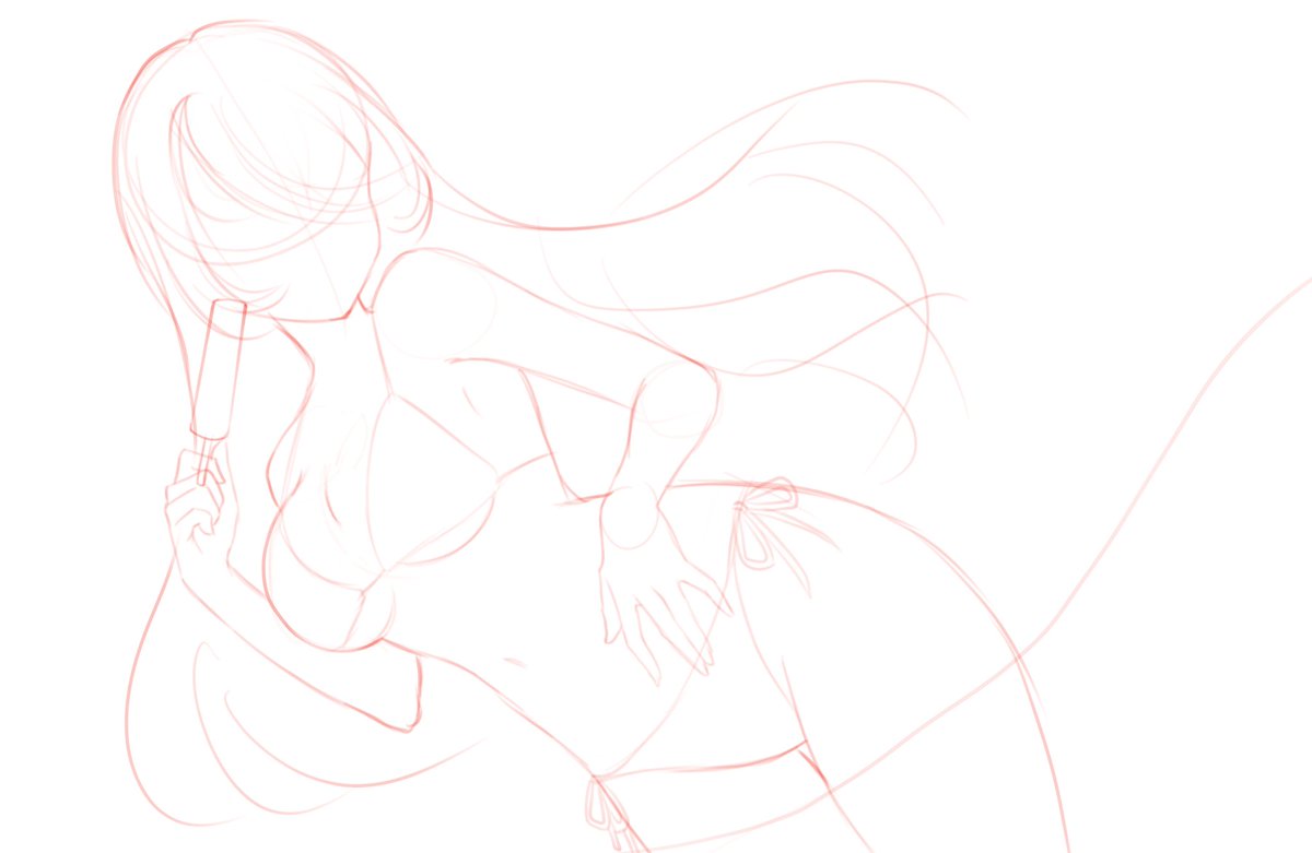 sonxvvi's tweet image. Wip of a new summer YCH! 🌊
#wip #ych #Summer