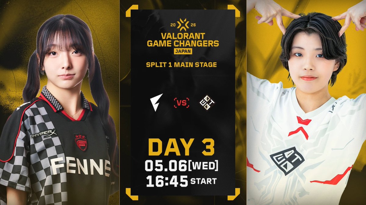 VCTGameChangers #VALORANT Game Changers Japan 2026 Split 1 Main