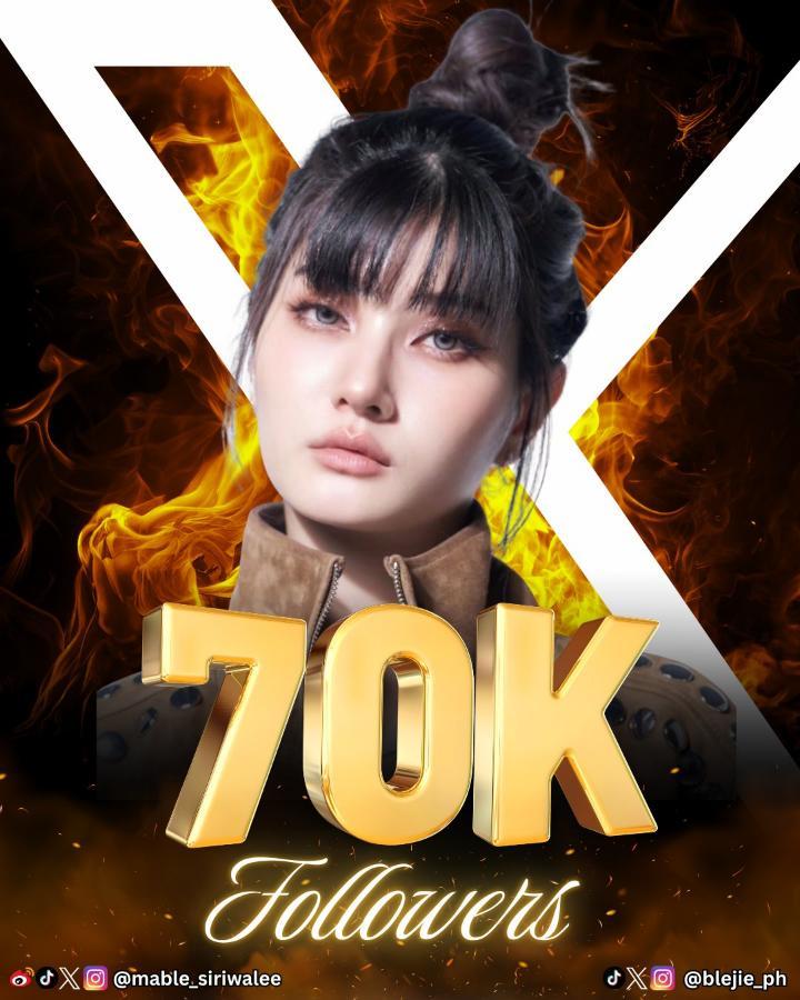 blejie_ph's tweet photo. Congratulations on 70K followers, Mable!🔥You truly deserve all the love and support coming your way. It’s amazing watching more and more people appreciate you and everything you do. @mable_siriwalee 😘

#Mable_Siriwalee https://t.co/3UBd1Cj96k