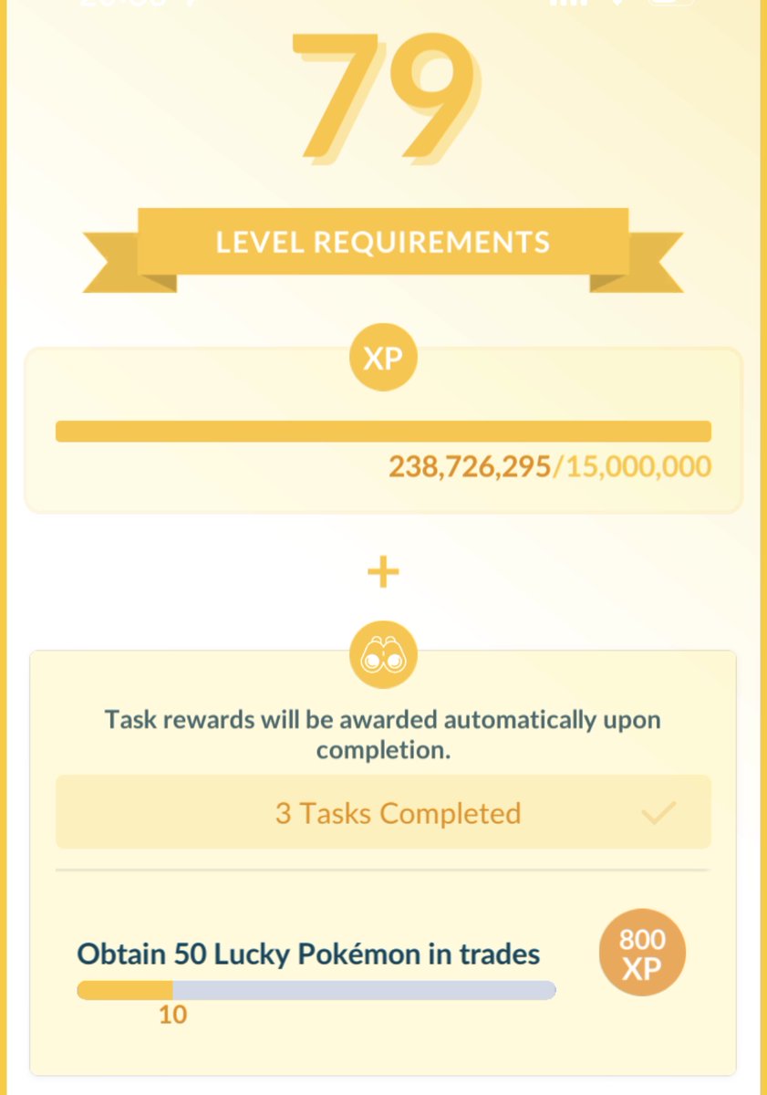 bobwerley's tweet photo. @jpnlvr_pokego Well done!!

I’m over here just waiting to get 40 more lucky Pokemon. 😱😱😱 https://t.co/hBZGz6yz3c