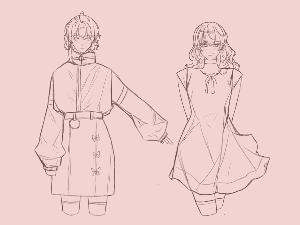 iluvouy's tweet image. Juna &amp;amp; Lyla~ #wip
