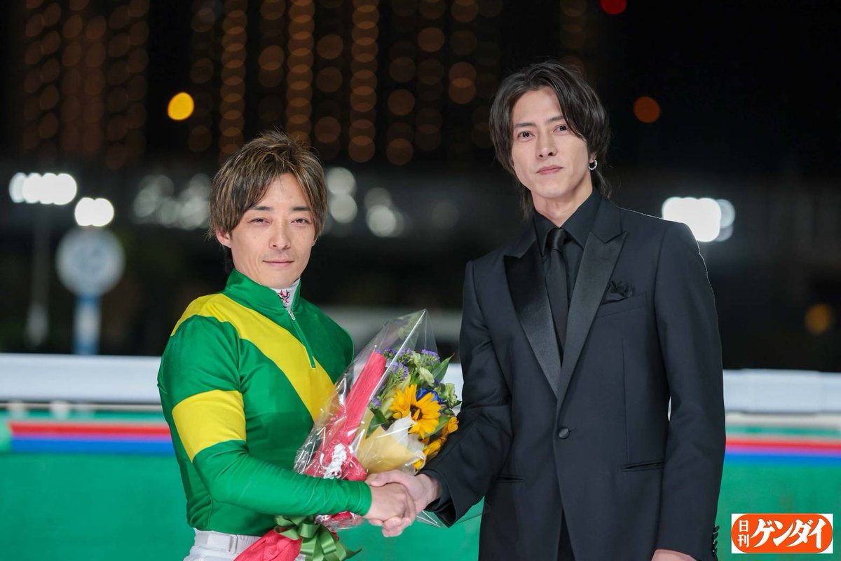 お待たせしました！
川田将雅騎手＆山下智久さんを。
#川田将雅 #ウィルソンテソーロ #山下智久
#かしわ記念 #船橋競馬場