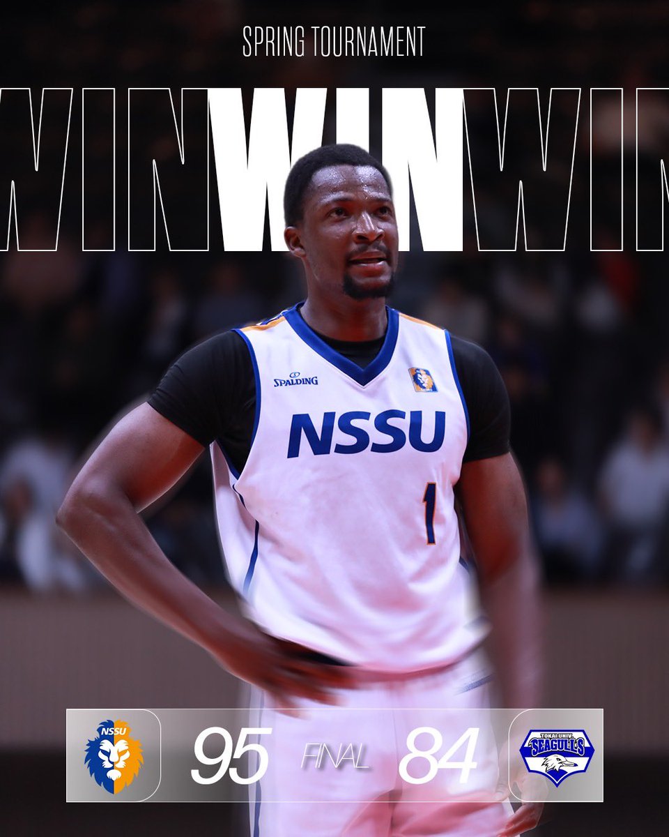 Game Result】 vs東海大学 28 21 18 27 | 95 19 21 20 24 | 84 Lions
