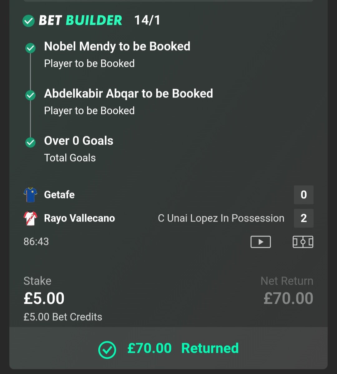 YellowCardKing_'s tweet photo. 4 wins in 4 days 🔥

100/1 Treble ✅ (Fri)
13/1 Double ✅ (Sat)
14/1 Double ✅ (Sun)
14/1 Double ✅ (Mon)

Let's keep going....

Champions League tonight 🍿
Arsenal v Atletico Madrid ⚽️

#UCL #Atletico #Atleti #AFC #Arsenal #ARSATM #Atm #ChampionsLeague https://t.co/8c7N2uJu4a