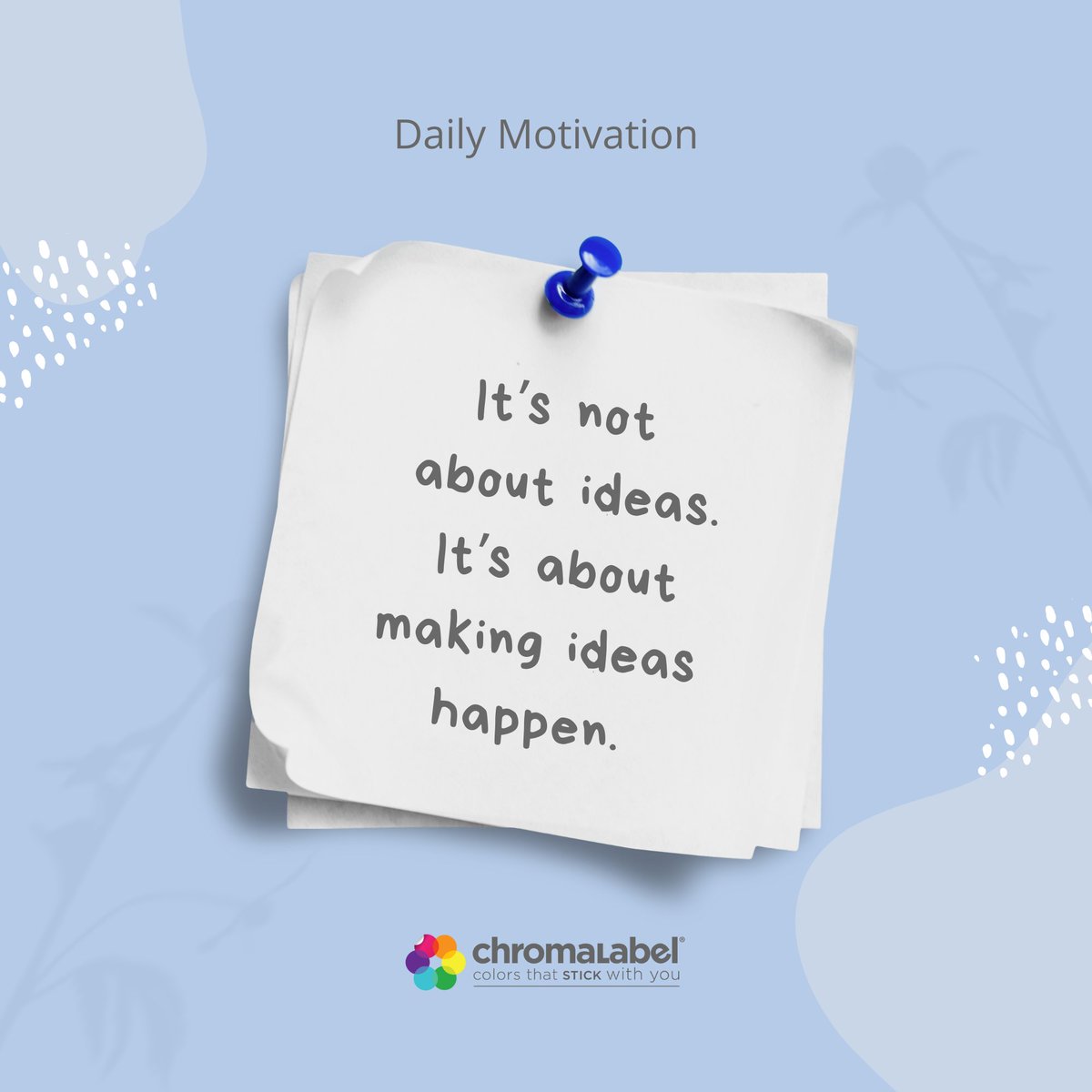 Ideas only matter when they’re put into motion.
Progress happens when you take action, follow through, and turn inspiration into results. Today is your reminder to stop waiting and start doing.