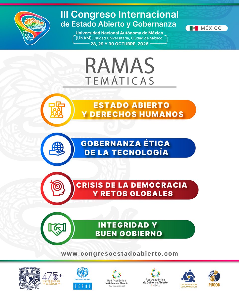 Congreso Estado Abierto y Gobernanza tweet media