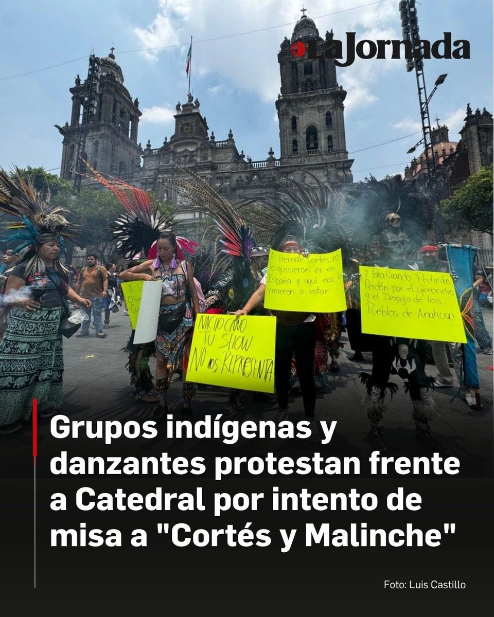 La próxima vez que vayas a dejarle tu dinero a la catedral o a la basílica recuerda que el clero prefiere a los genocidas españoles que trajeron sus "santitos" por encima de los indígenas a los que siempre han despreciado.