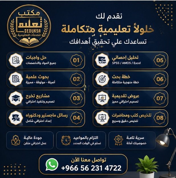 تصميم بوستر مقترح بحث مشروع بحثي حل واجبات اسايمنت tweet media