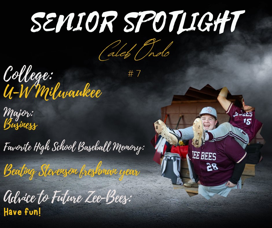 ZB_Baseball's tweet image. Our first senior spotlight shines on Caleb Ondo. A 2-Year Varsity player, Caleb has always put the team first, doing whatever is asked of him. We look forward to seeing what he accomplishes in the future!  #family @zbpride