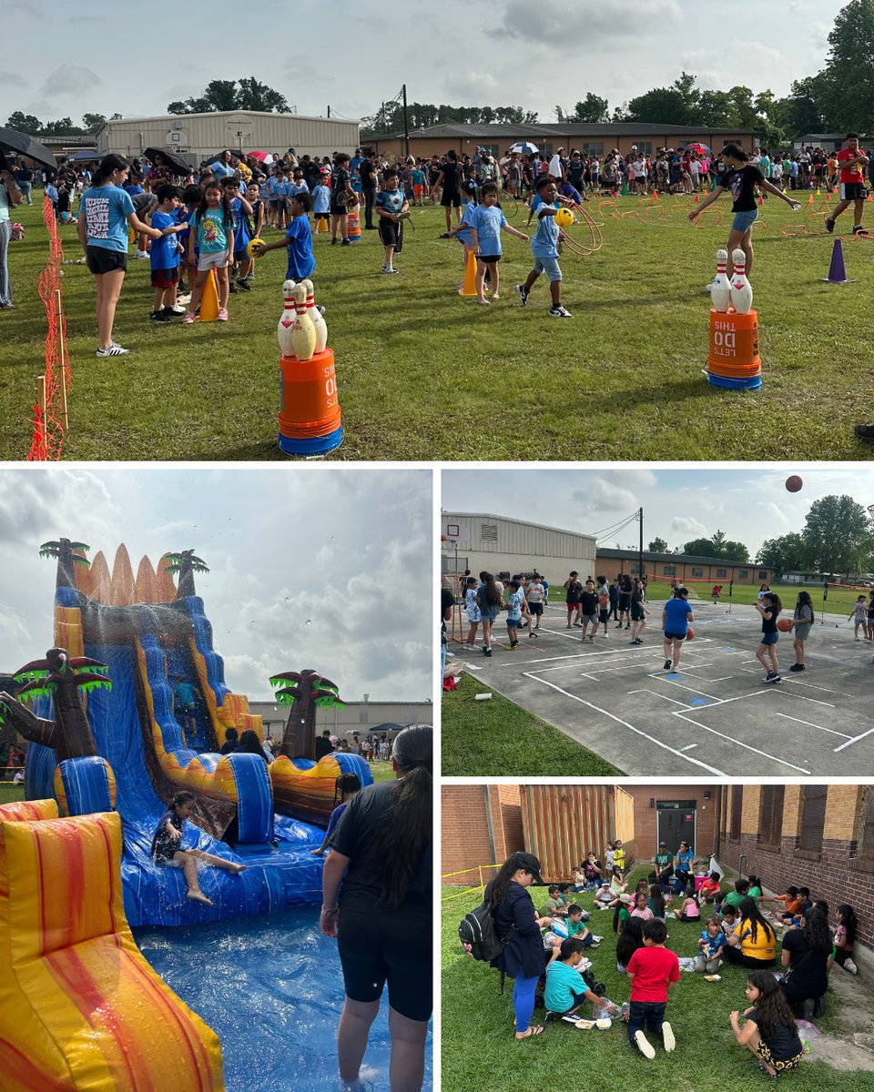 OrangeGroveAISD's tweet photo. ☀️🏃 Sports Day Recap!

Our 1st–4th graders had a fun-filled day last Thursday! 💦🫧
Thank you to Deanda Brothers Boxing Club for the water slides, our community partners for snacks &amp; water, Mi Tienda for supplies, and our amazing parents for all donations! 🙌
#SportsDay https://t.co/NqJbjaOc2a