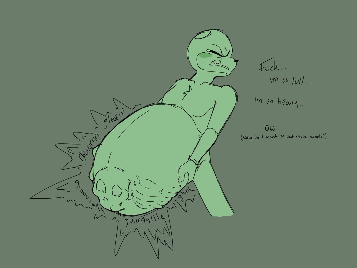 BadFoxxxAD's tweet photo. Oops im moving and been made redundant - £8 YCH 

Im moving end of june &amp; became redundant so im unemployed! 

3 types of bellies to pick: stuffed, vore, digested. Female versions also avaliable. Text can be changed

Sketch with basic block colour. DM or comment if interested https://t.co/wssfyaMcYe