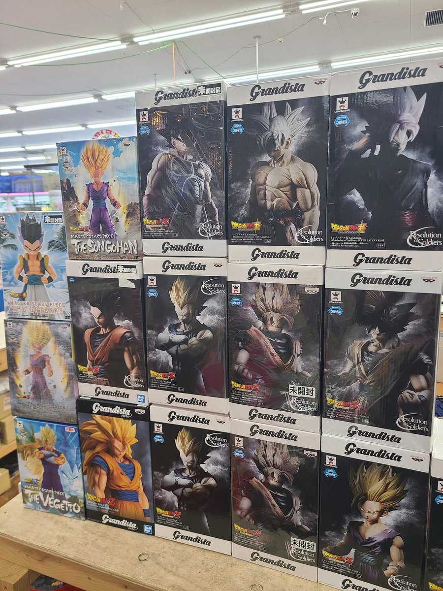 ドラゴンボール、ワンピースの旧GrandistaとドラゴンボールMSPたくさん