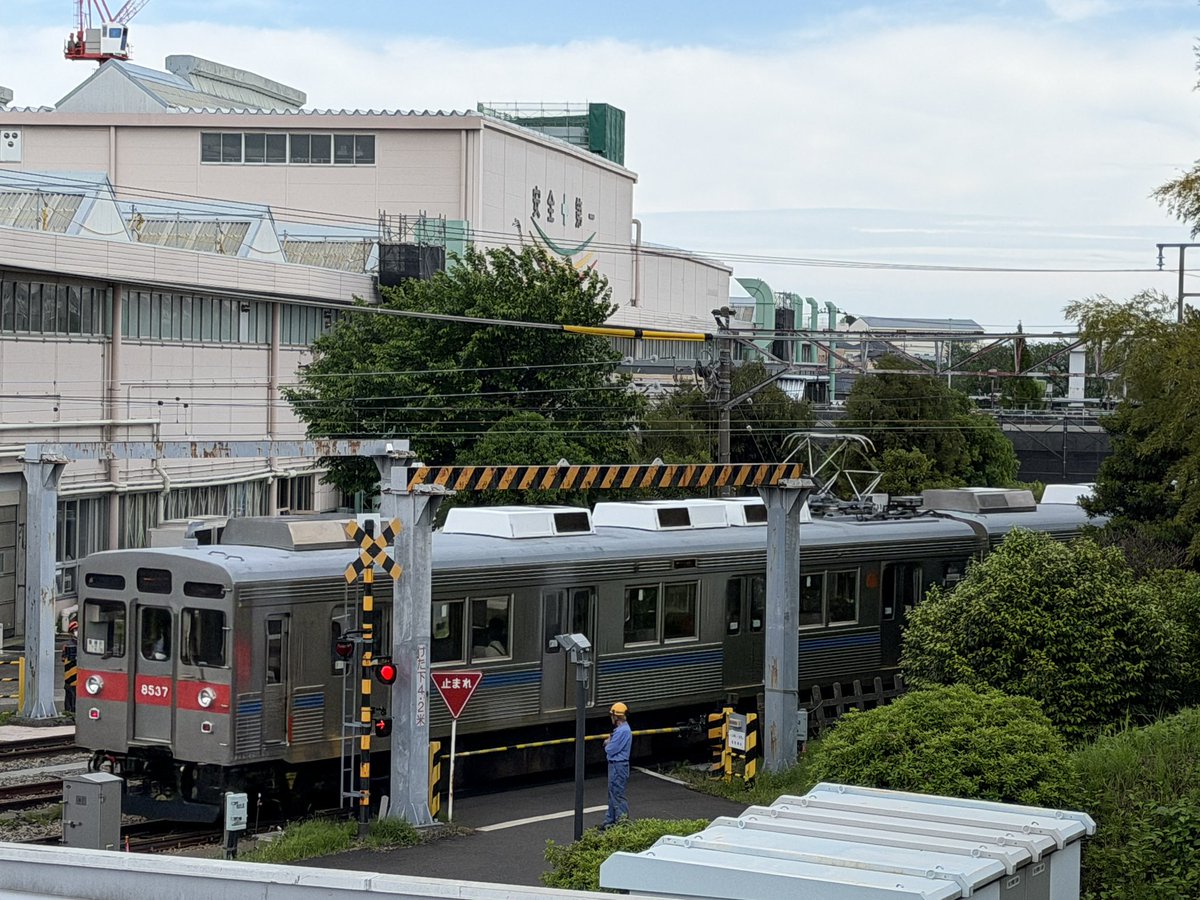 yory7502train's tweet photo. #Yory9200撮影記録
2026/5/4
@恩田工場
東急テクノシステムで保存されてる8606Fと恩田工場に入場してる6020系

静態保存されてる8500系と動態保存されてる8500系の並びが撮れた！ https://t.co/Ya3Ma7ji2E