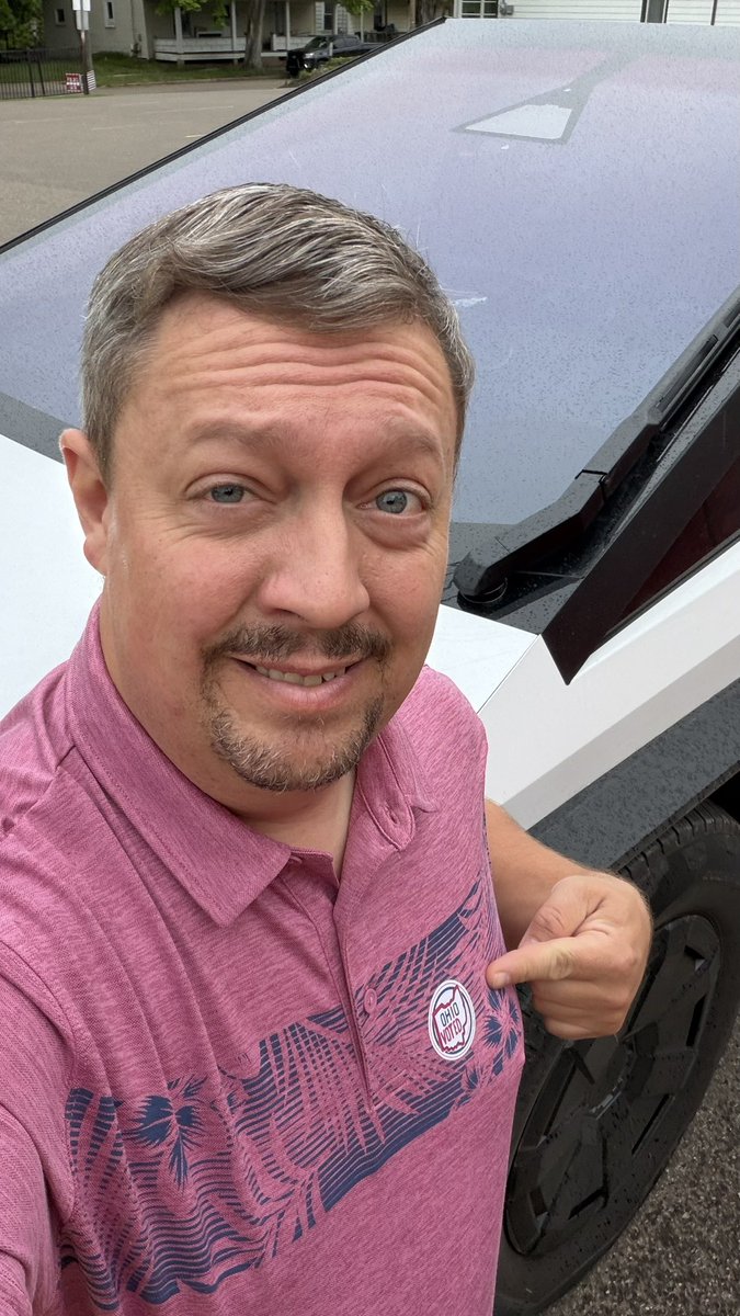realJonasTroyer's tweet photo. Just got done voting for @VivekGRamaswamy  for Ohio primary for Governor of Ohio!! https://t.co/ZC040nhGw2