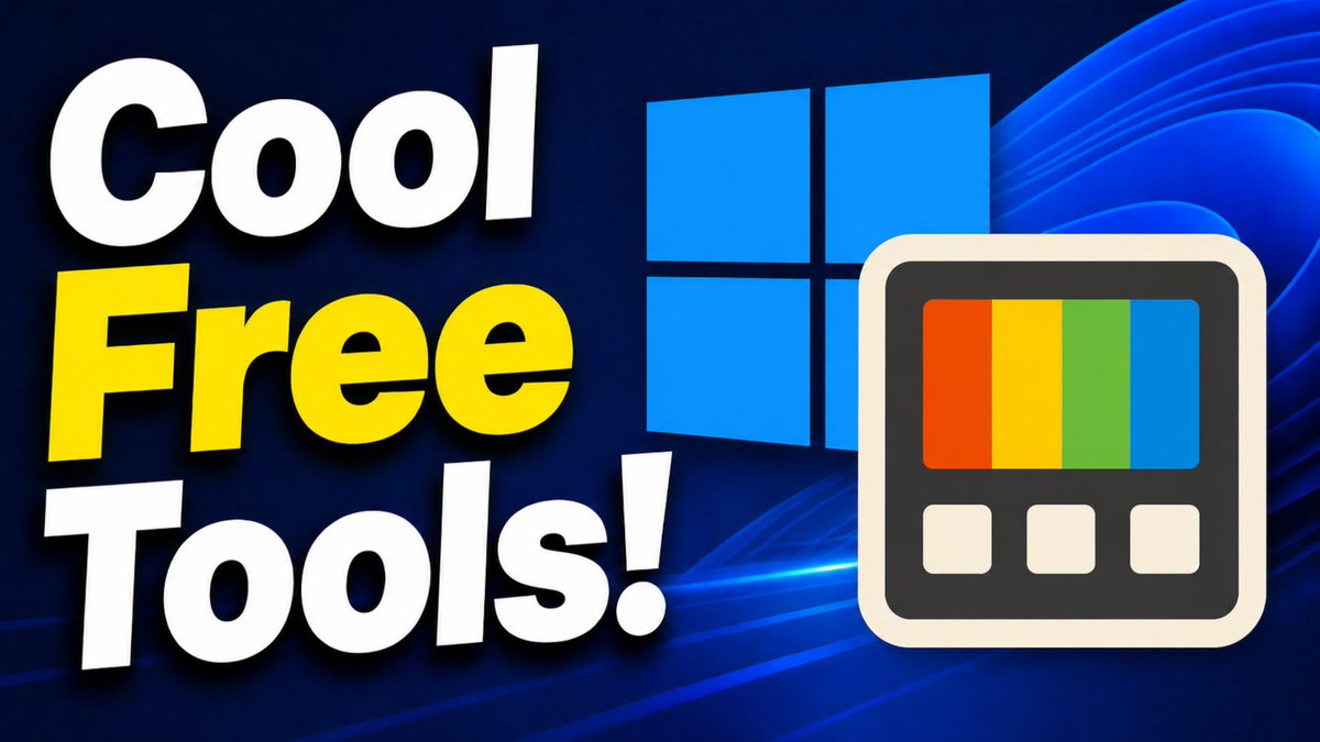 BrettInTech's tweet photo. Cool Free PowerToys Tools to Use Everyday in Windows!
Watch Here: https://t.co/vNFhsmzywY https://t.co/5coSkeXGkl