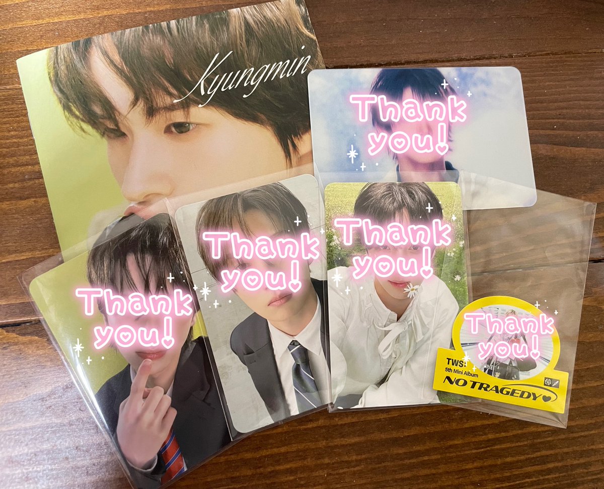 mina_42_'s tweet photo. TWS 5th Mini Album NO TRAGEDY
交換 封入 

譲：ギョンミン、過去トレカ

求：💖ドフン＞未所持ドフン

郵送での交換希望です！

異種のため、難しいとは思いますがお気軽にリプ、DMください！ https://t.co/ARPgF6Fmta