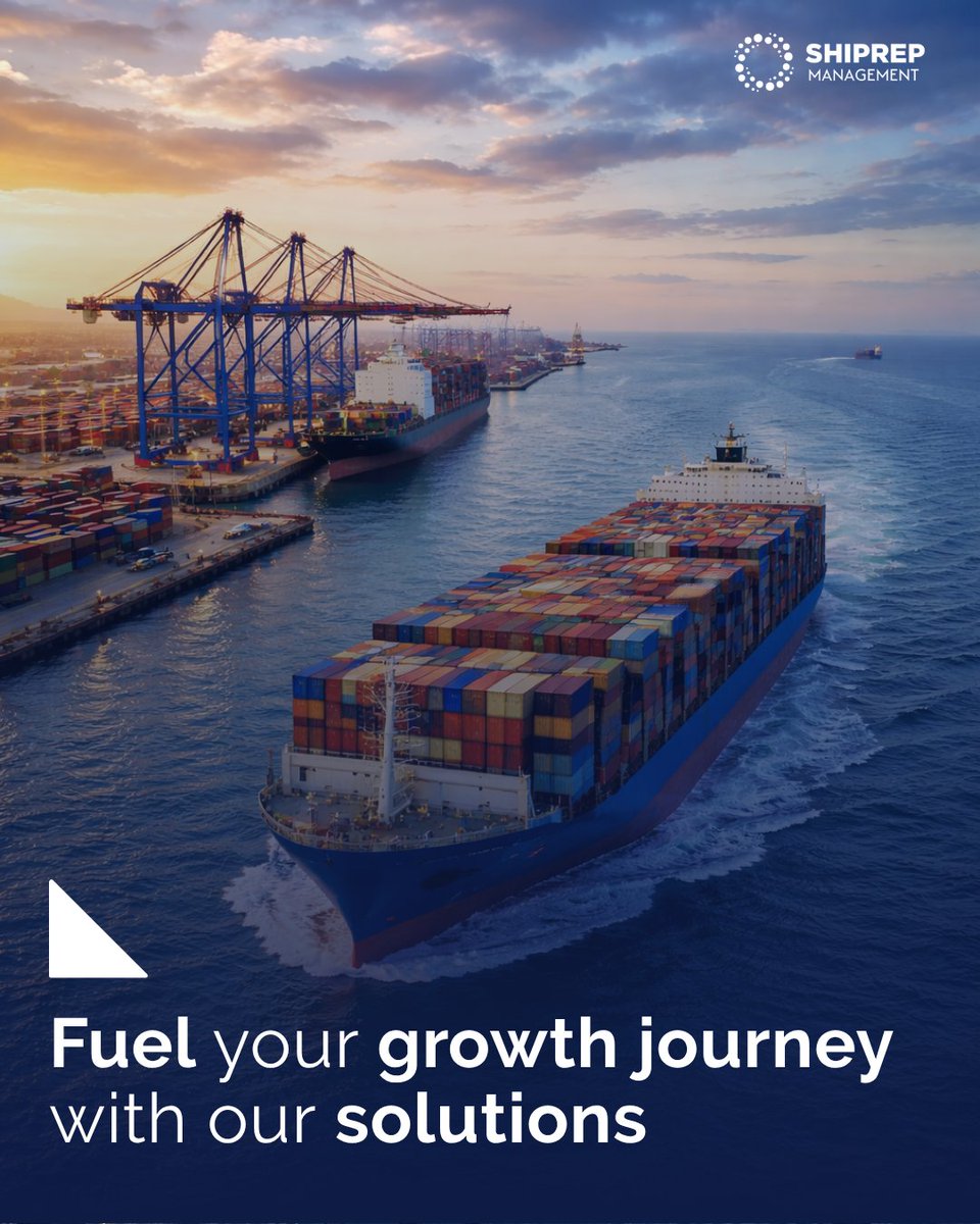 ShiprepLtd's tweet photo. Fuel your growth journey with Shiprep 🚀 

We deliver tailored maritime &amp; offshore solutions from technical management, procurement, consultancy, to towing contracts. 

Reliable, innovative support that streamlines operations and builds lasting partnerships for growth 🌊⚙️ https://t.co/cFAbYtw2Oi