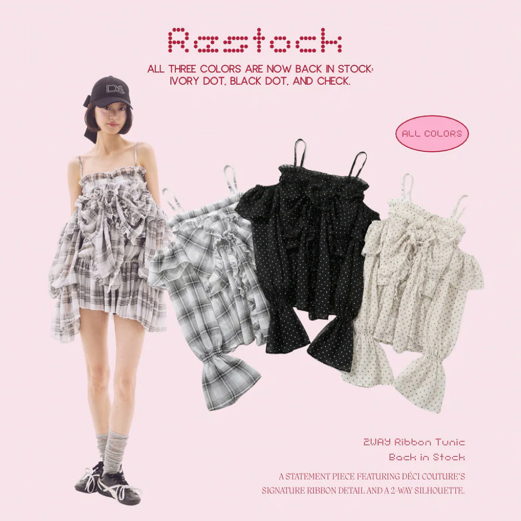 Déci Couture 初の大阪POPUP開催⌒🎀✶⋆ なんと…あのバズってた2WAY