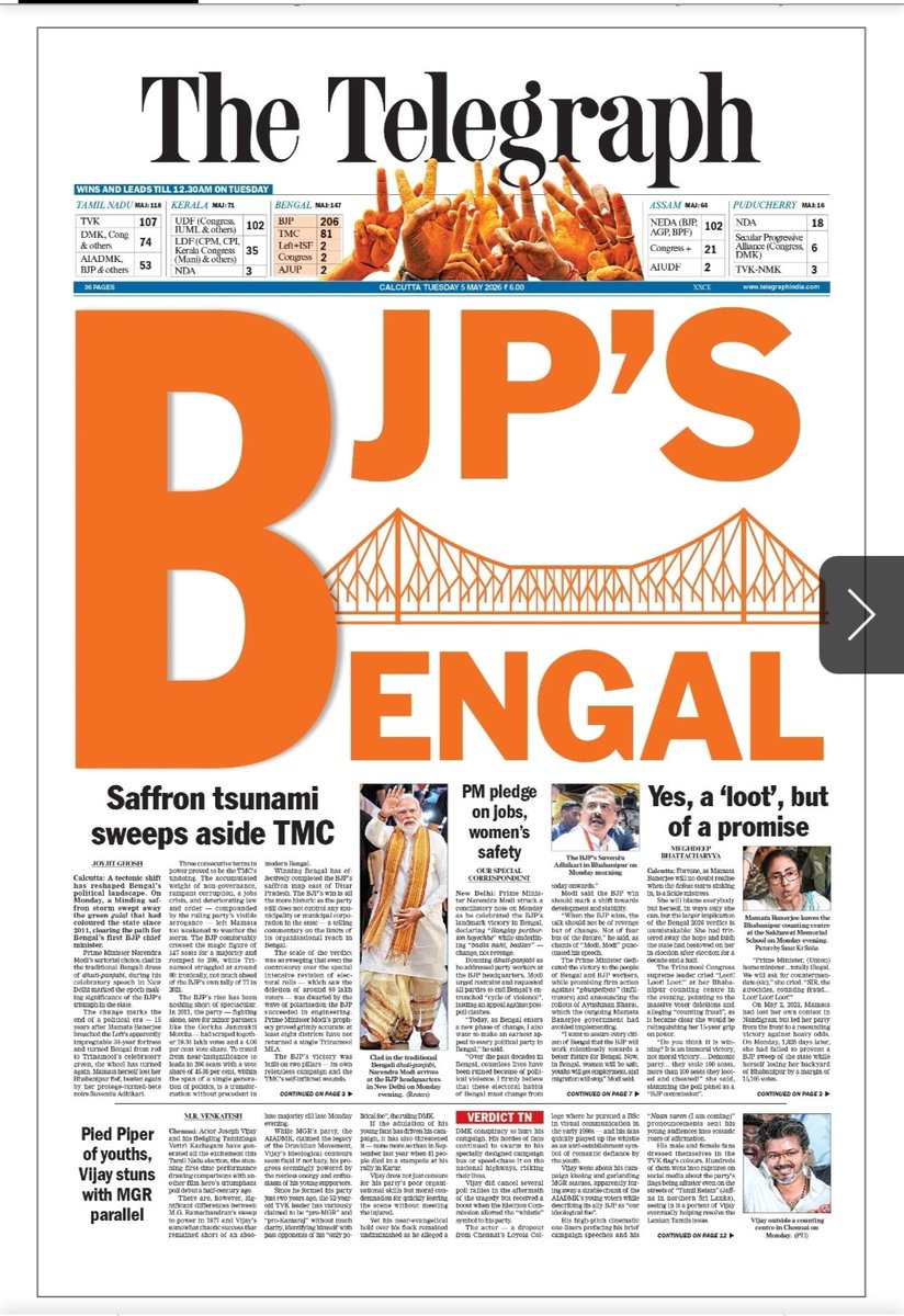 Arv_Ind_Chauhan's tweet photo. Today's headlines of national dailies https://t.co/tyl03vDYmv