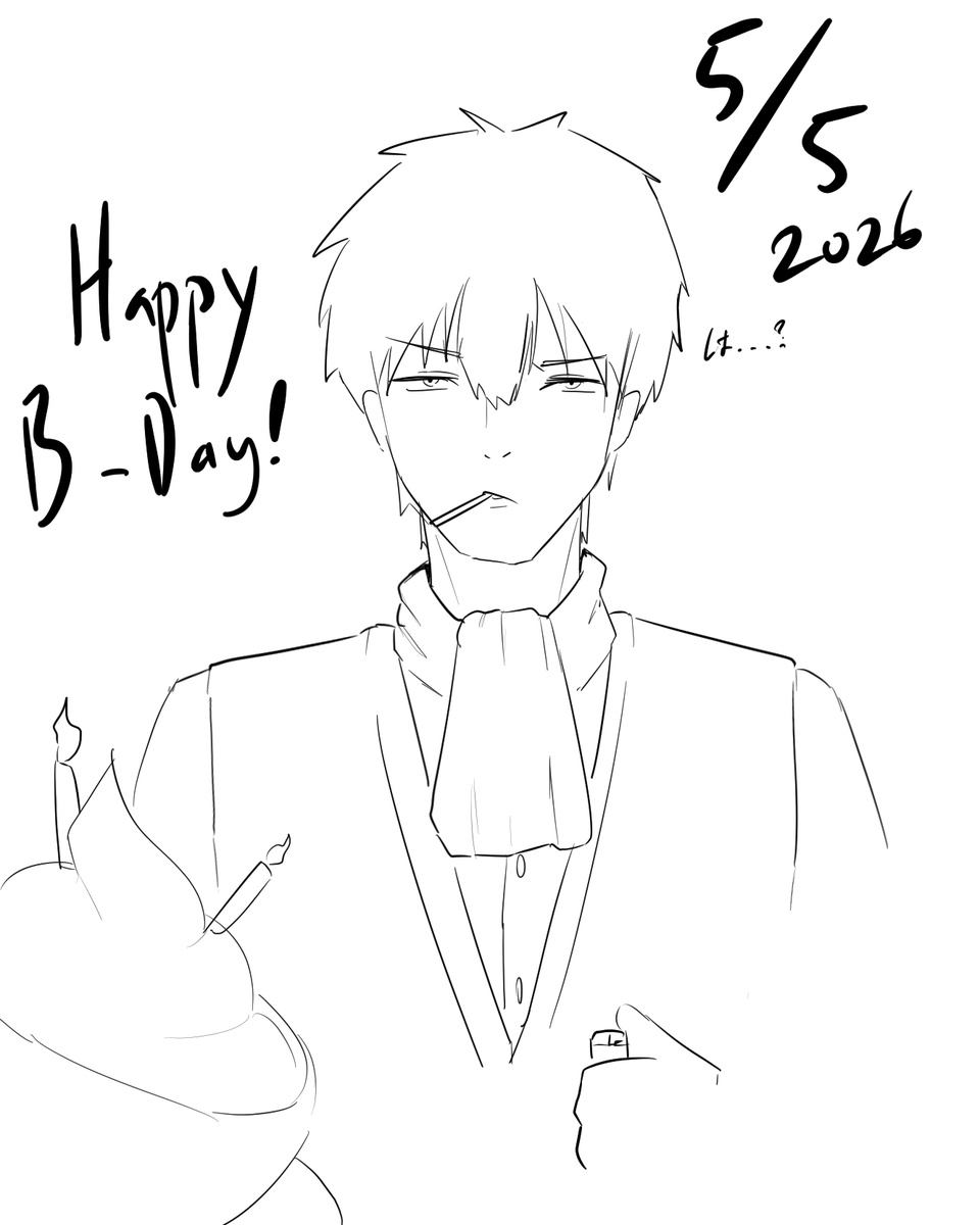 n3kuba's tweet photo. Happy Birthday Toshi https://t.co/VDsLdlRmlw