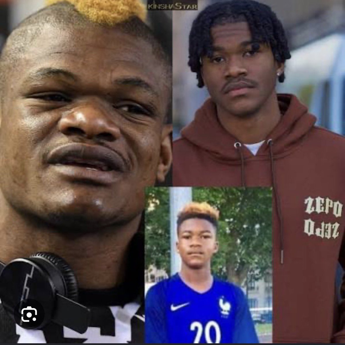 Son père biologique le grand boxeur Youri kalenga 🤣🤣