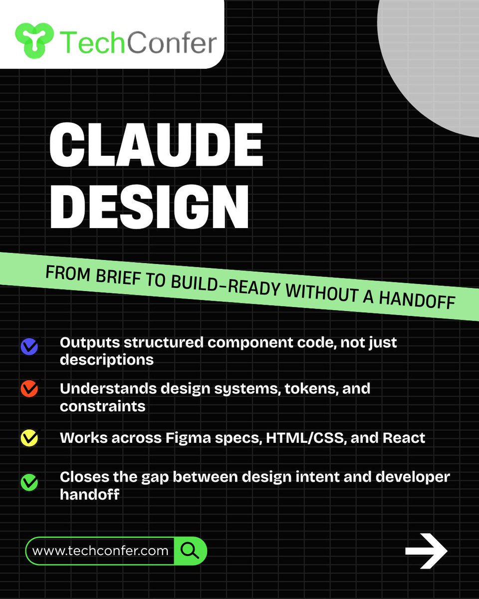 techconferindia's tweet photo. Claude just evolved from a chatbot into a full workflow engine.
Automation, deeper integrations, and long-context intelligence are changing how teams build, design, and execute.

📞 +91 8130450124 (India)
🌐 https://t.co/PkR0Jq2M1v
✉️ sales@techconfer.com

#Claude #ClaudeAI https://t.co/WOH539KBtR
