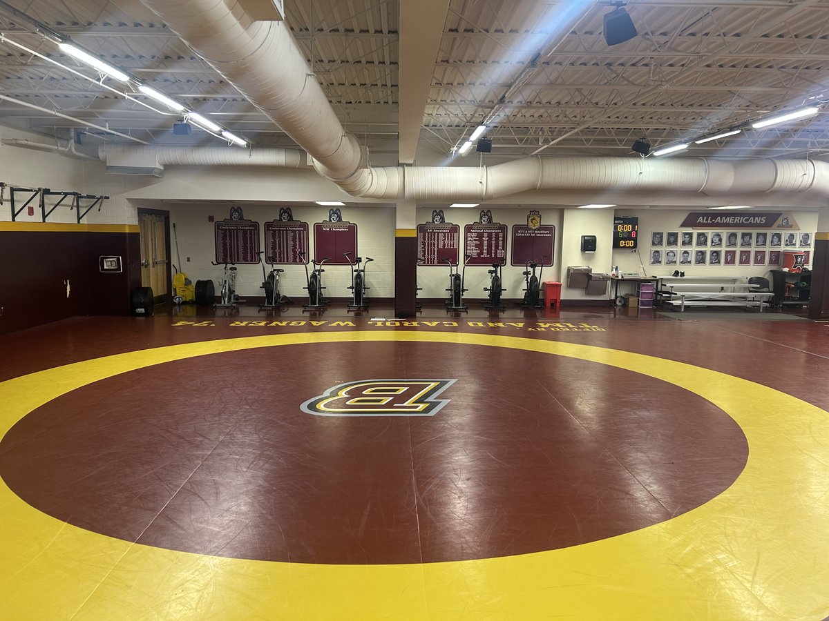 BloomWrestle's tweet photo. The Houck &amp; Sanders Wrestling Room For Your Bloomsburg Huskies and Your HEWC RTC! https://t.co/ULAlcV3Wyv