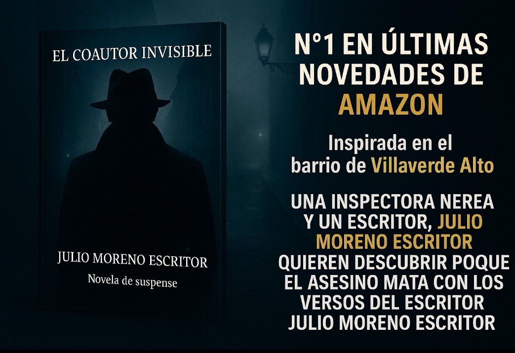 Juliomorenoes's tweet photo. #Lascronicasdevillaverde una #novela que tendrán que descubrir un secreto que esconde #villaverdealto. Julio Moreno Escritor / Julio Moreno Guisado #google #ebook #kindke
https://t.co/3UAuiHKUSU
#escritoresdevillaverde #España #Alemania #usa #Inglaterra #reading #lectores https://t.co/d6AetMcFaA