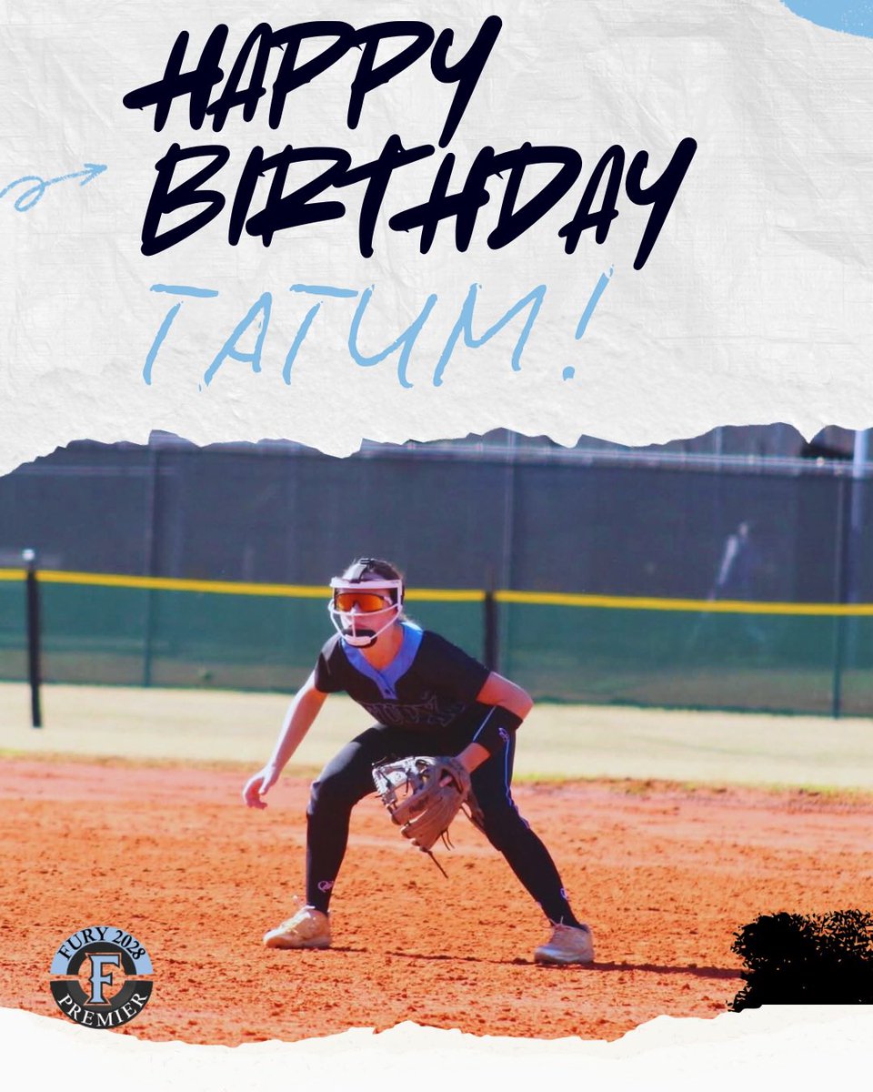 FuryPremier2028's tweet photo. Happy 16th Birthday to our #10 - Tatum Torrenti! We hope our speedy, extra base getting, outfield ground covering, player of ALL the sports (and we mean ALL!) has an amazing day!

Happy birthday @TTorrenti2028 🥳🎂🎈🎉 https://t.co/DEjr0GpDqZ