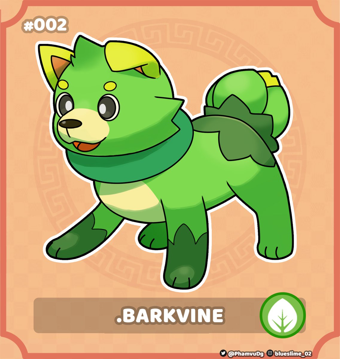 PhamvuDg's tweet image. #pokemon #fakemon #artwork
#002 BARKVINE – Fakemon Chó Cỏ (VIỆT NAM)  

BARKVINE dạng tiến hoá của LEAFPUP

răng chú đang trong giai đoạn phát triển, nó hay cắn linh tinh lắm
