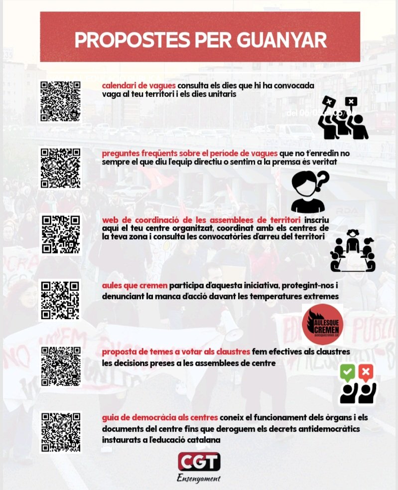 CGT Ensenyament 🚩🏴 tweet media