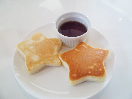 Star shaped pancakes