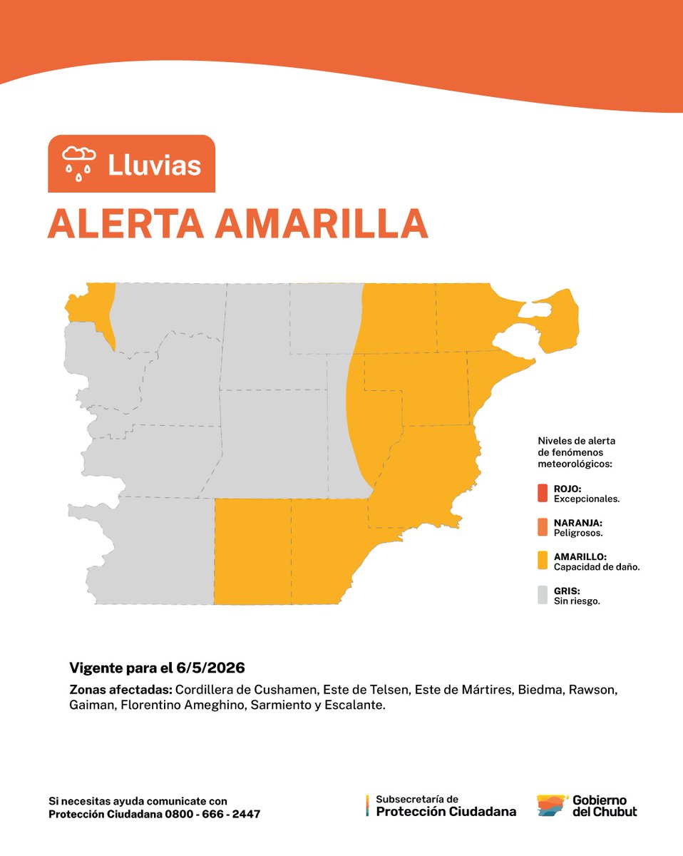 Subsecretaría Protección Ciudadana Chubut tweet media