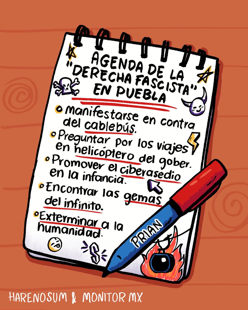_monitormx's tweet photo. #Opinión 

¿Qué le falta a la agenda de la "derecha fascista"? 

Harenosum se encontró con una para su cartón en MonitorMx https://t.co/K2HzmkRHFW