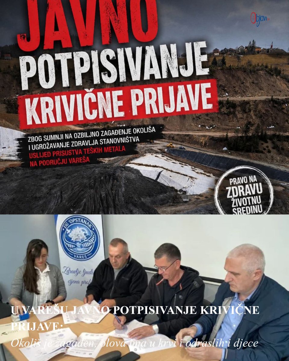 objavi_ba's tweet photo. "Ova mjera je neophodna jer mi više ne vjerujemo u njihova obećanja. Kada utvrdite da se olovo nalazi u krvi i vas i vaše djece – više nema čekanja”, kaže Andrić.

https://t.co/wmUCyhAQw6 https://t.co/SQ39u7QFPR